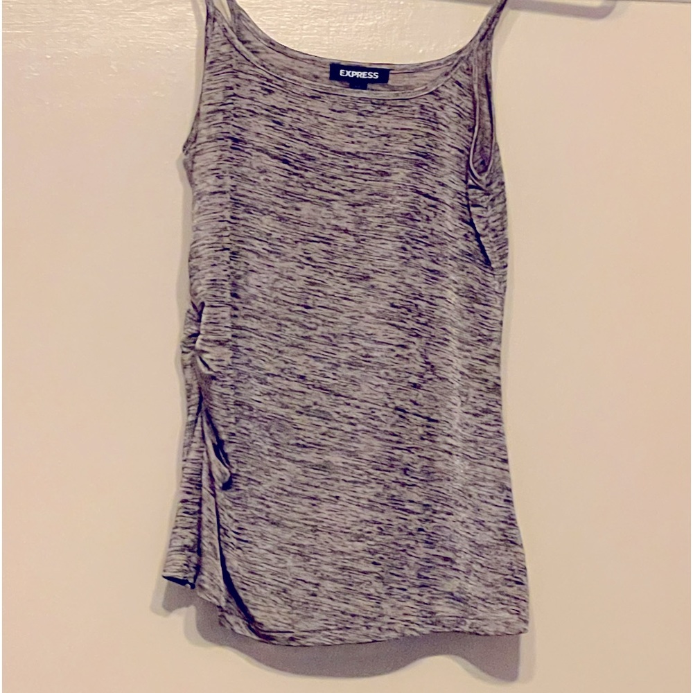 Express Metallic Ruched Side Cami - Picture 6 of 6